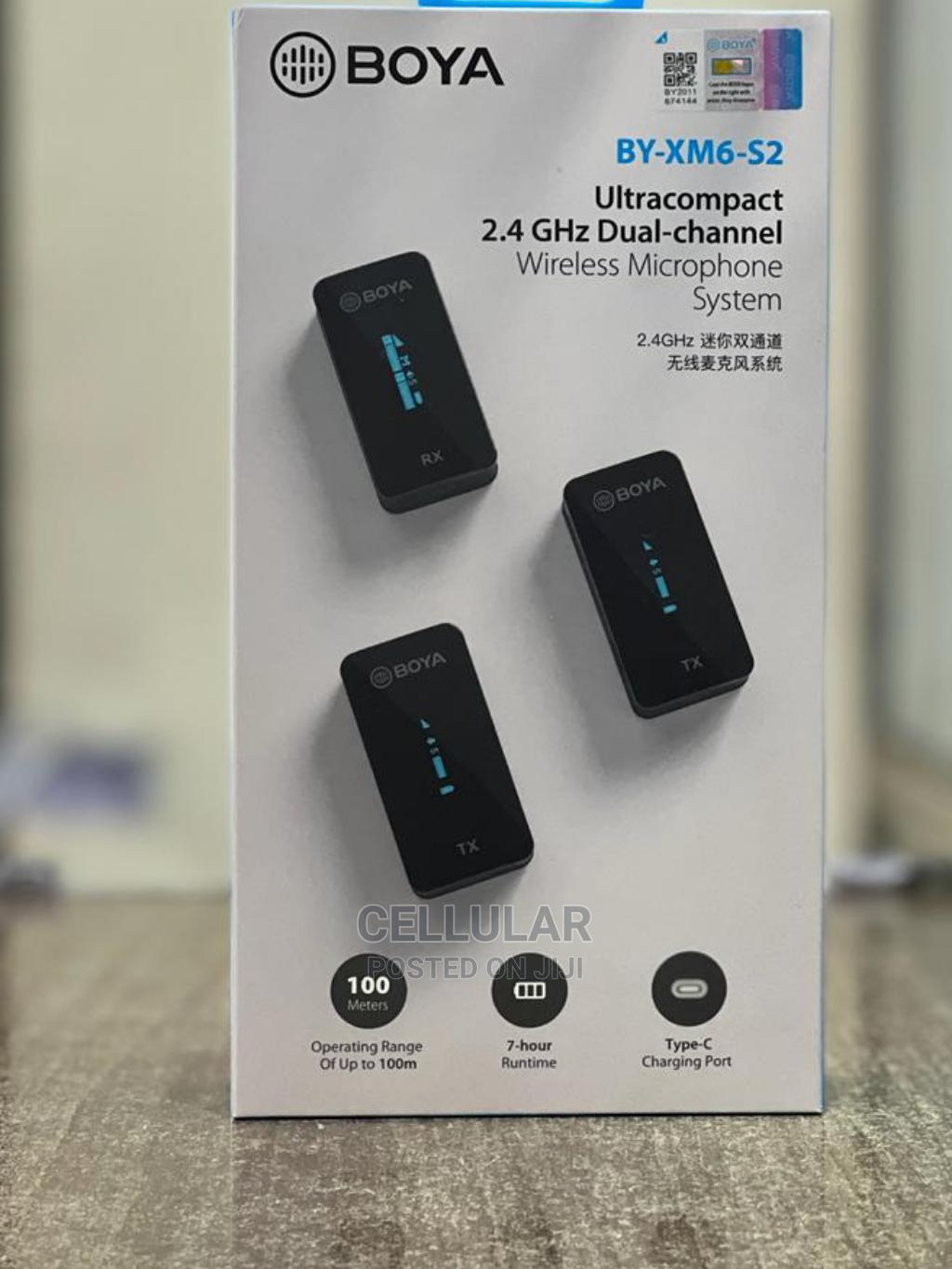 BOYA BYXM6S2 Wireless 2person Microphone System (2.4 Ghz) in Nairobi