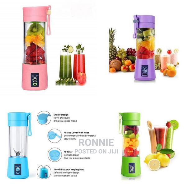 Portable Rechargeable Blender Fruit Juicer Cup With USB