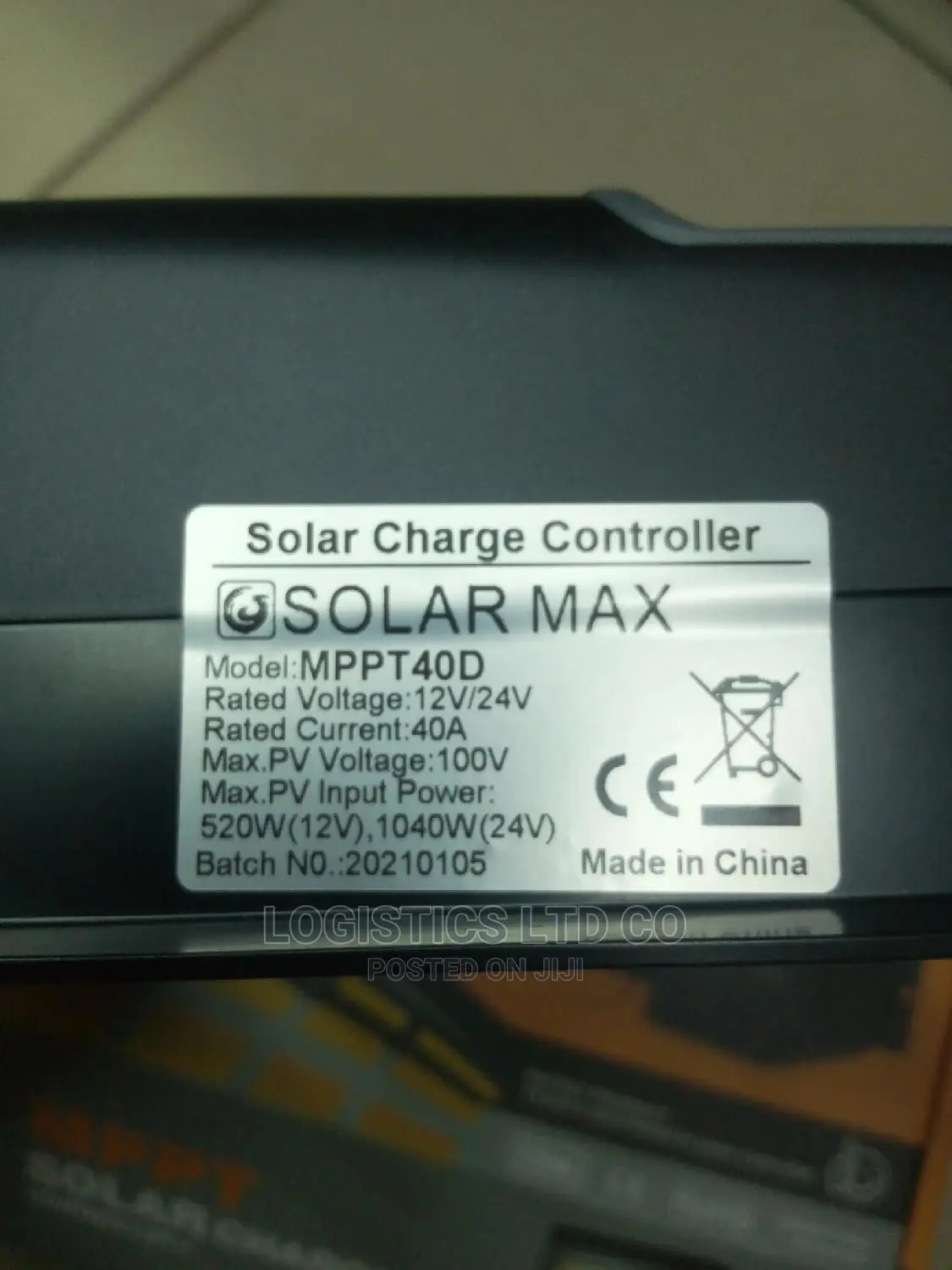 MPPT Solar Charger Controller 40ah