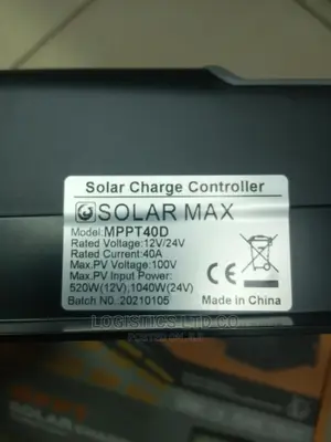 MPPT Solar Charger Controller 40ah