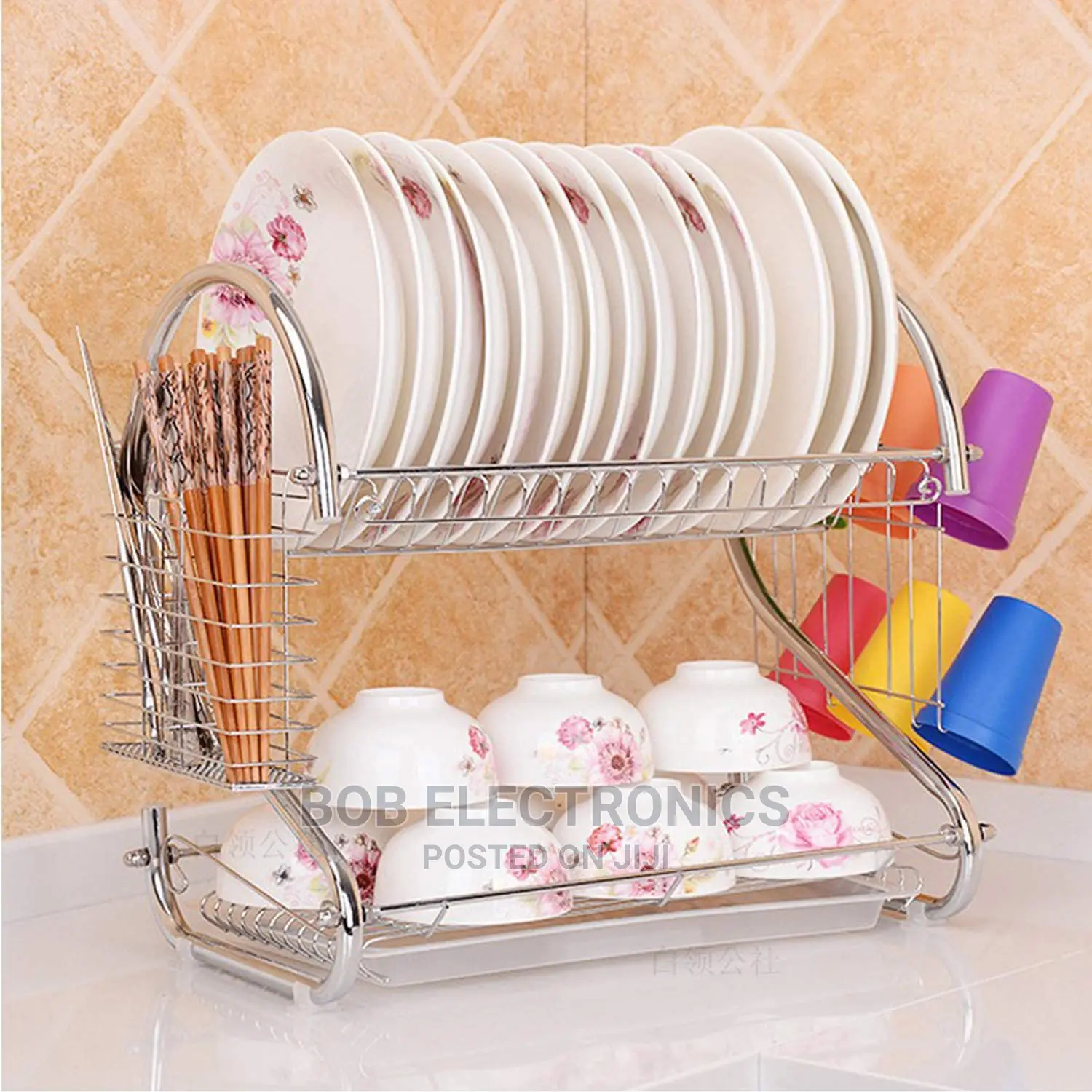 2 Tier Dish Drying Rack