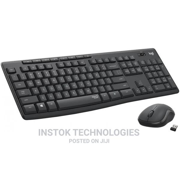 Logitech Mk295 Full-Size Wireless Membrane Keyboard and Mous