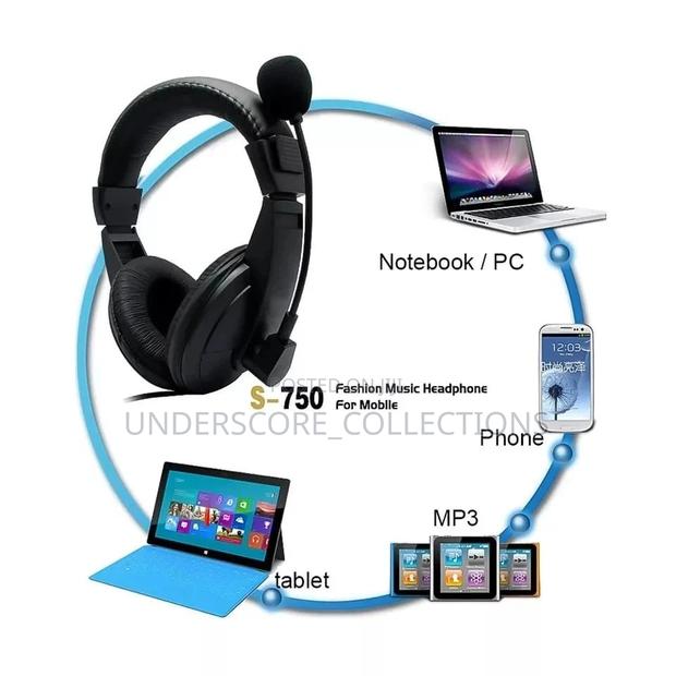 3.5mm Adjustable Earphone Gaming Headphones Stereo Type - main view