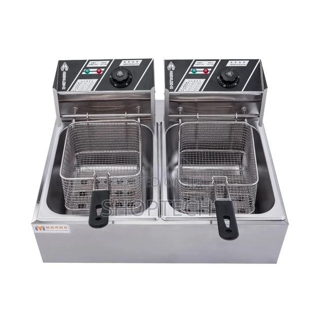 Double Electric Deep Fryer 6litres+6litres.