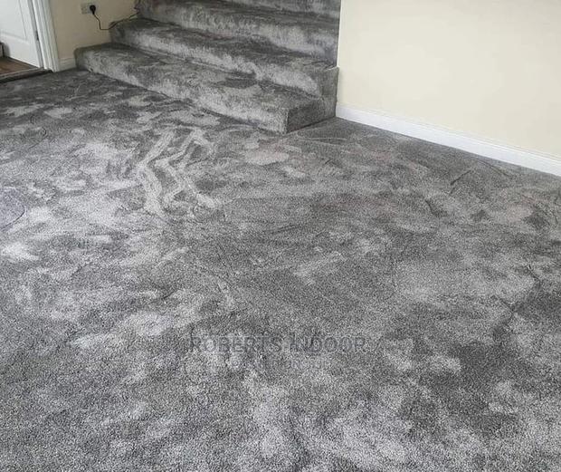 Grey Madagascar Wall to Wall Carpet - main view