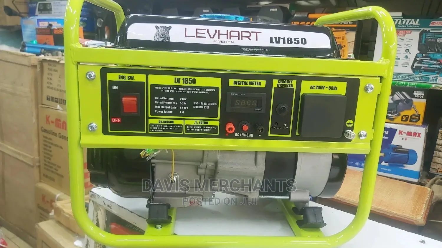 Levhart 1.5 Kva Generator With Digital Power Display