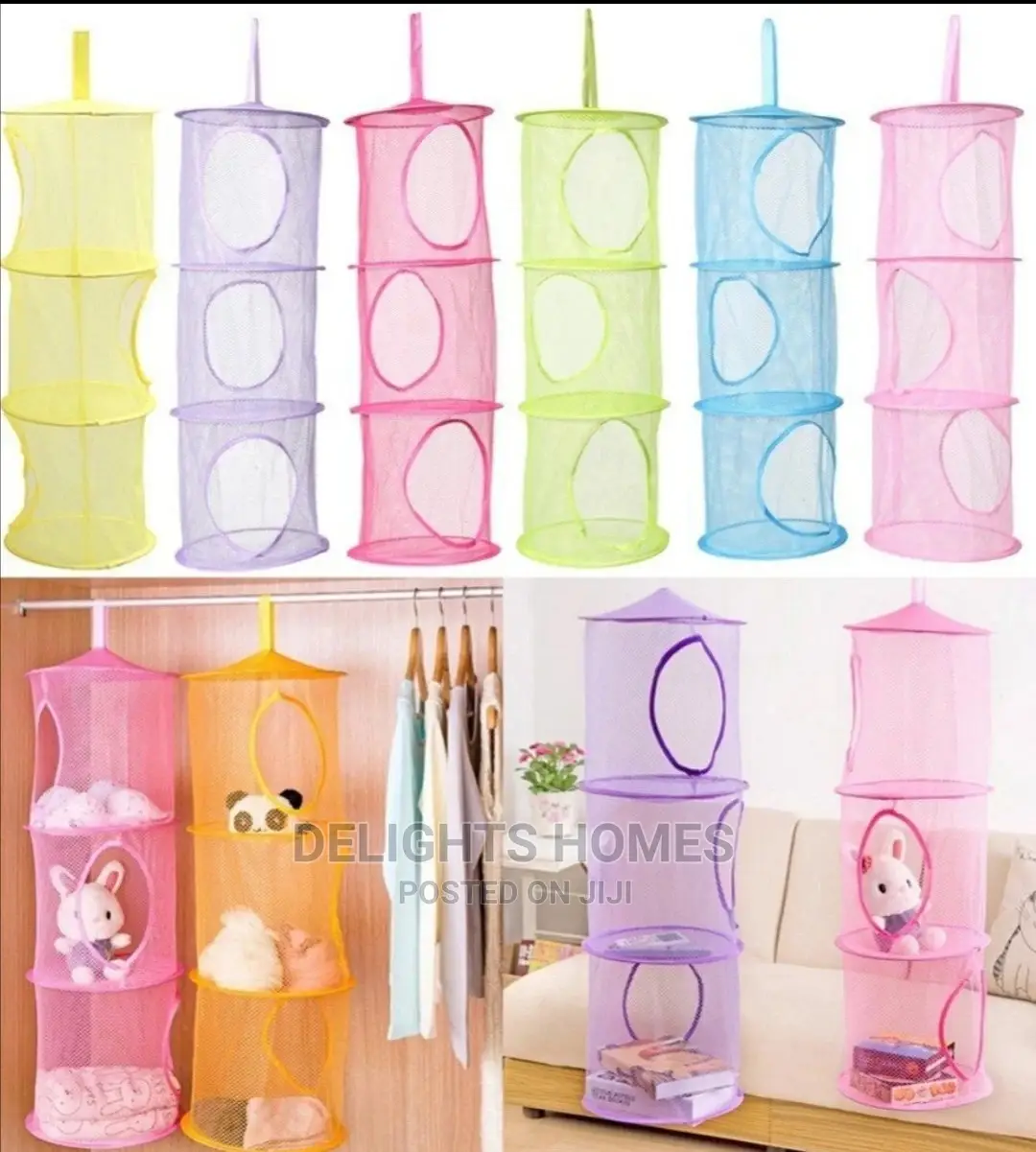 Toys /Socks/ Panties Collection Storage Net Barrel Organizer