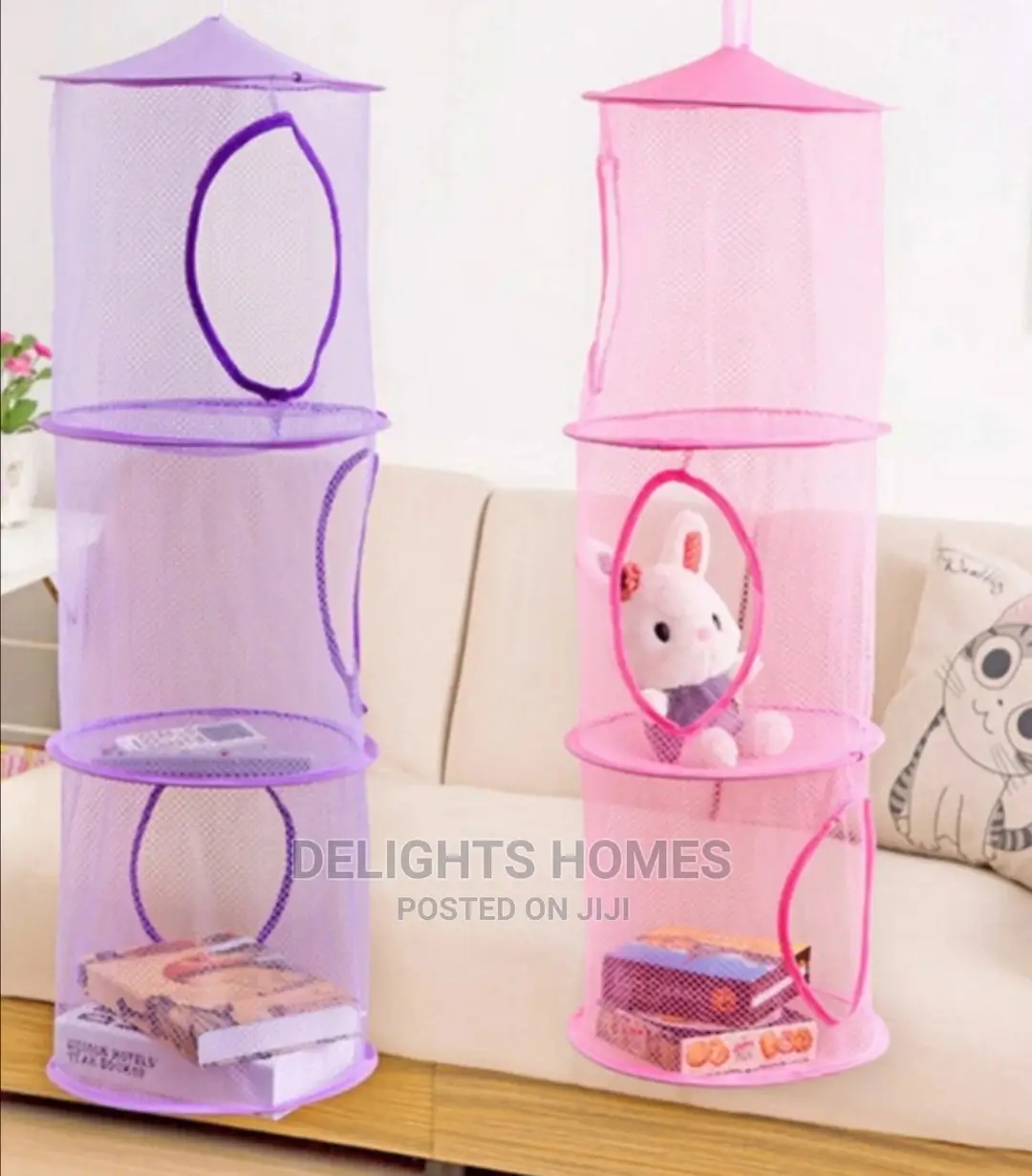 Toys /Socks/ Panties Collection Storage Net Barrel Organizer