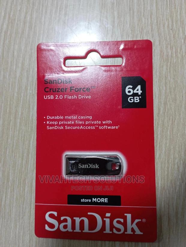 Sandisk Secure Access, Cruzer Force 64GB Flash Drive - main view
