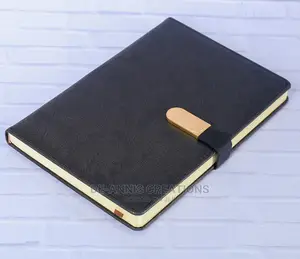 Black A5 Notebook PU Leather