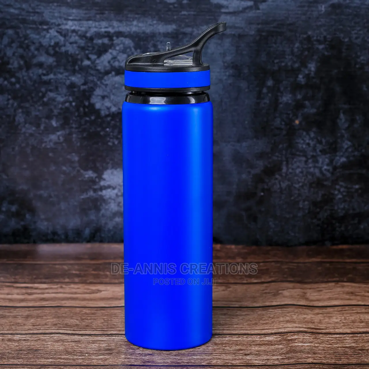 Royal Blue Metallic Bottle