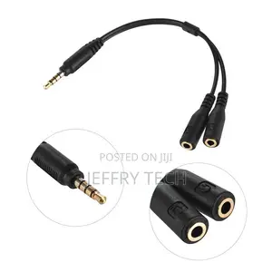 3.5mm Microphone Adapter Cable Audio Stereo Mic Converter Co
