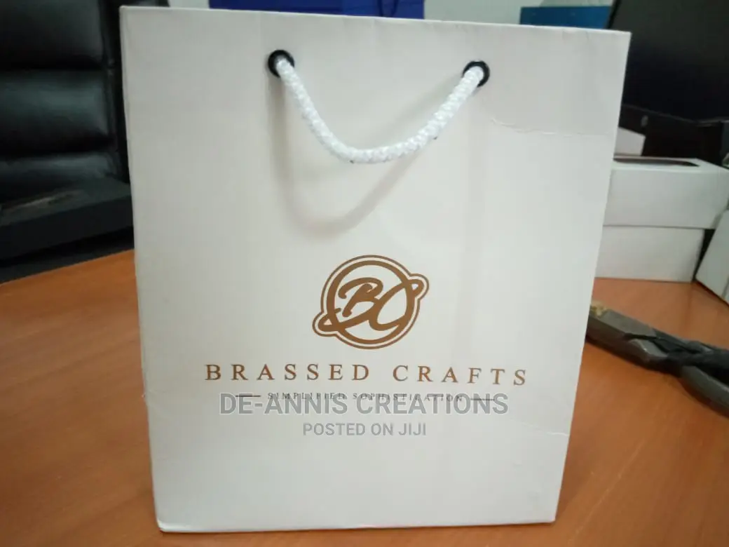 White A5 Branded Gift Bag