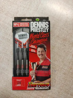 A Set of 3 Harrows 90% Tungsten Darts(Feather Light)- Black
