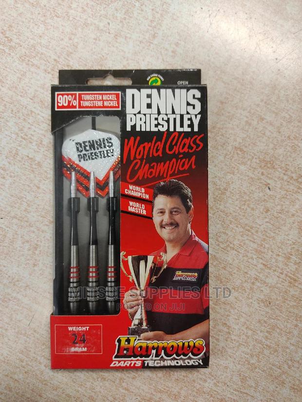 A Set of 3 Harrows 90% Tungsten Darts(Feather Light)- Black