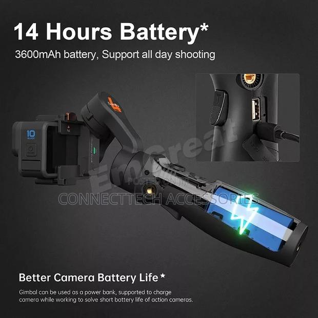Hohem Steady Pro 4 3axis Action Camera Gimble Stabilizer - thumbnail 4