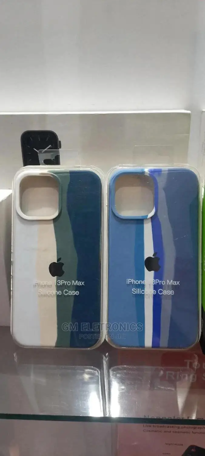 iPhone 13 Pro Max Silicone Case ( Fancy)