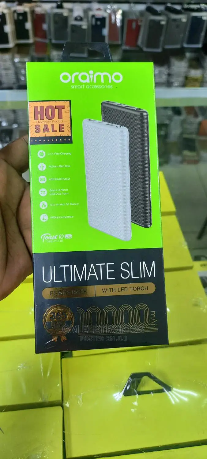10000mah Oraimo Powerbank.