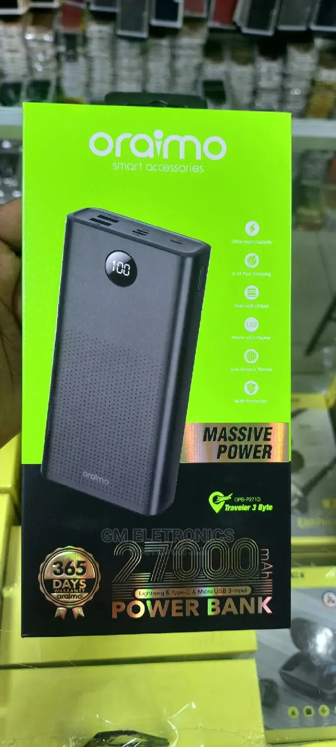 27000mah Oraimo Powerbank .