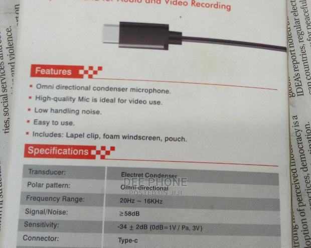 Lavalier Type C Microphone - thumbnail 3