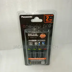 Panasonic Eneloop Pro Rechargeable Aa Batteries and Charger