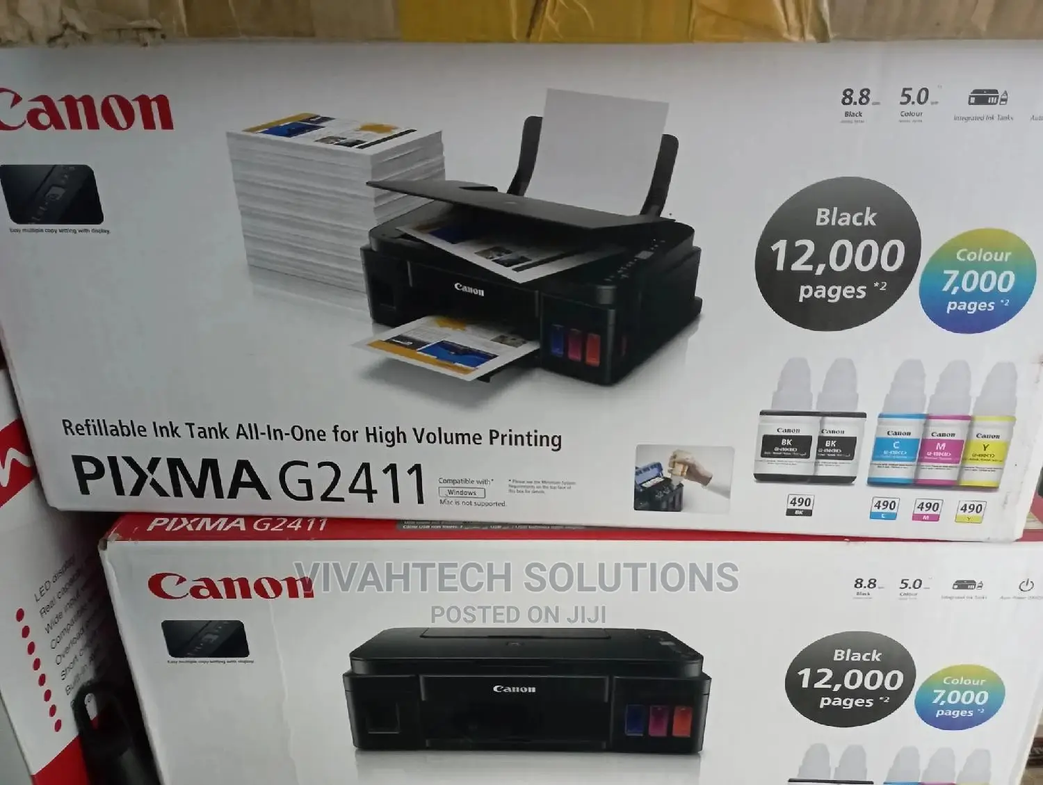 Canon Pixma G2411 Printer Refillable Ink Tank All-in-One