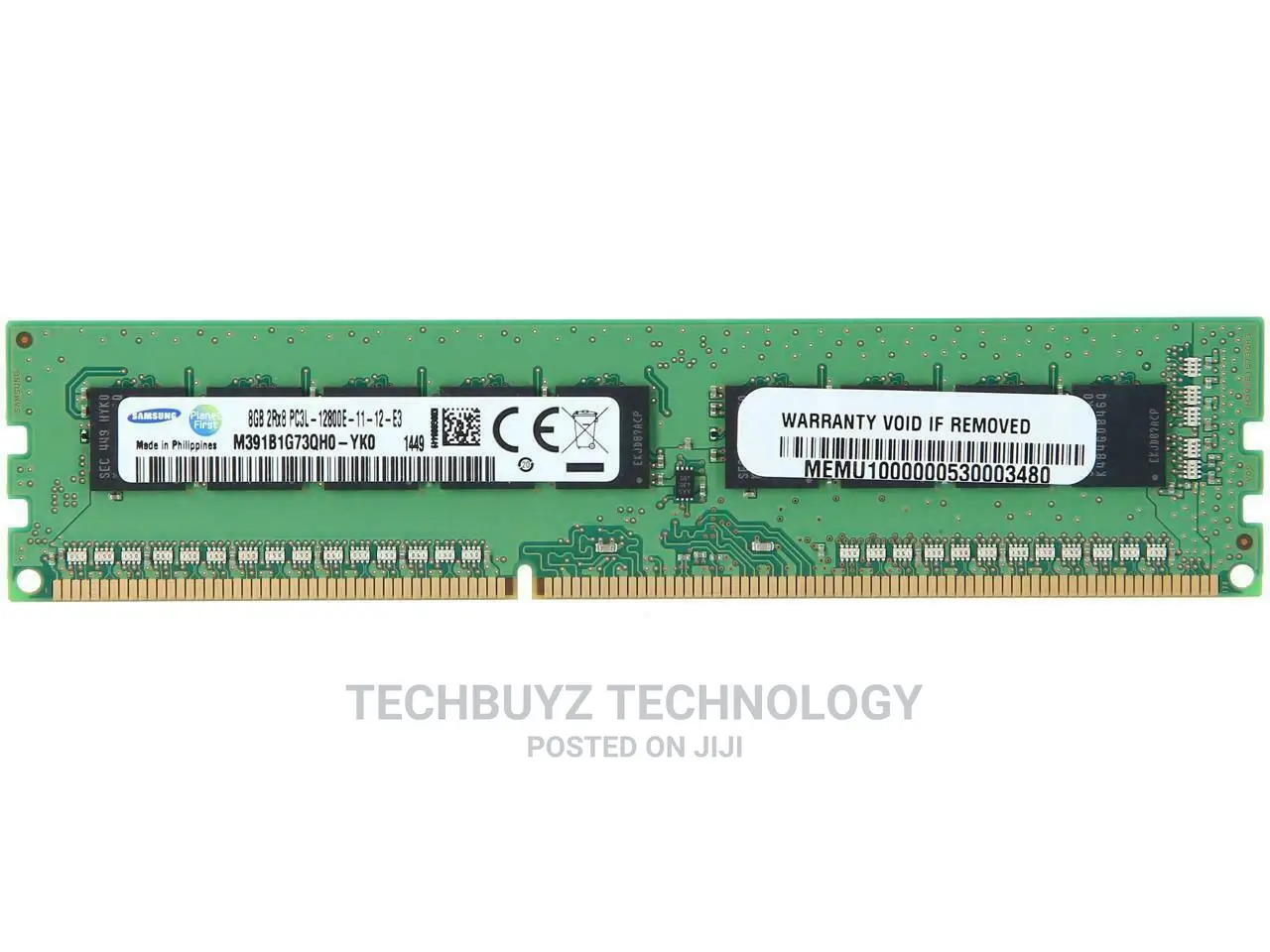 Samsung Desktop Ram Ddr3l 8gb 1600