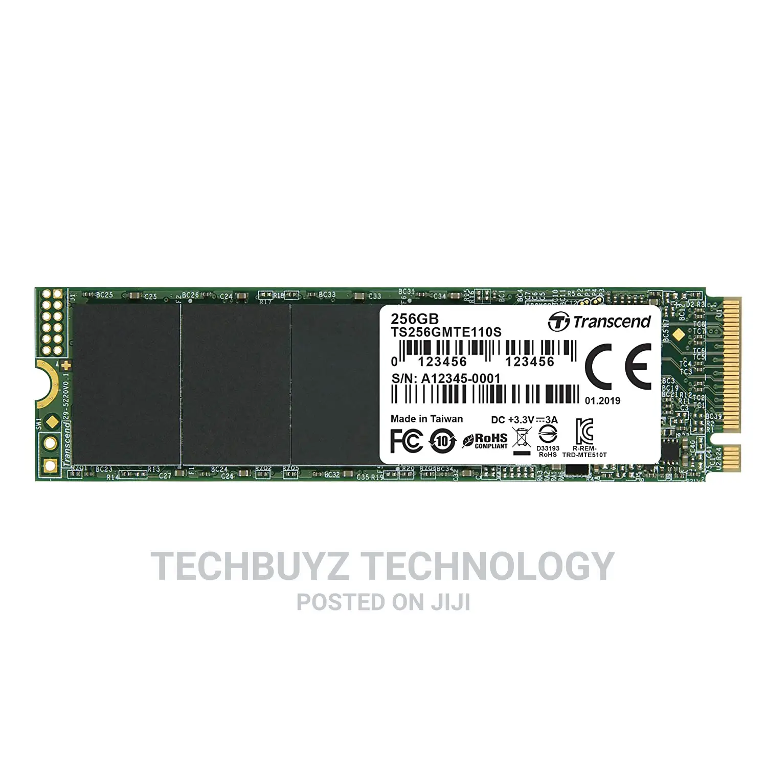TRANSCEND 110S INTERNAL SSD M.2 Pcie Gen 3*4 Nvme 2280 - 256