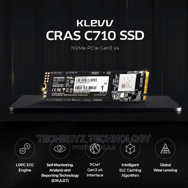 Klevv CRAS C710 INTERNAL SSD M.2 Pciegen 3*4 Nvme 2280 - 512