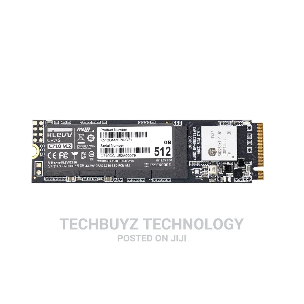 Klevv CRAS C710 INTERNAL SSD M.2 Pciegen 3*4 Nvme 2280 - 512