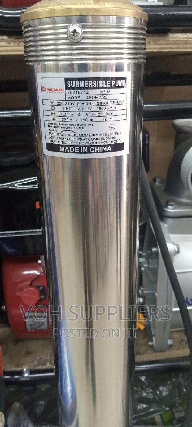 Electric Deep Welled Single Phase 3hp Pump - main view