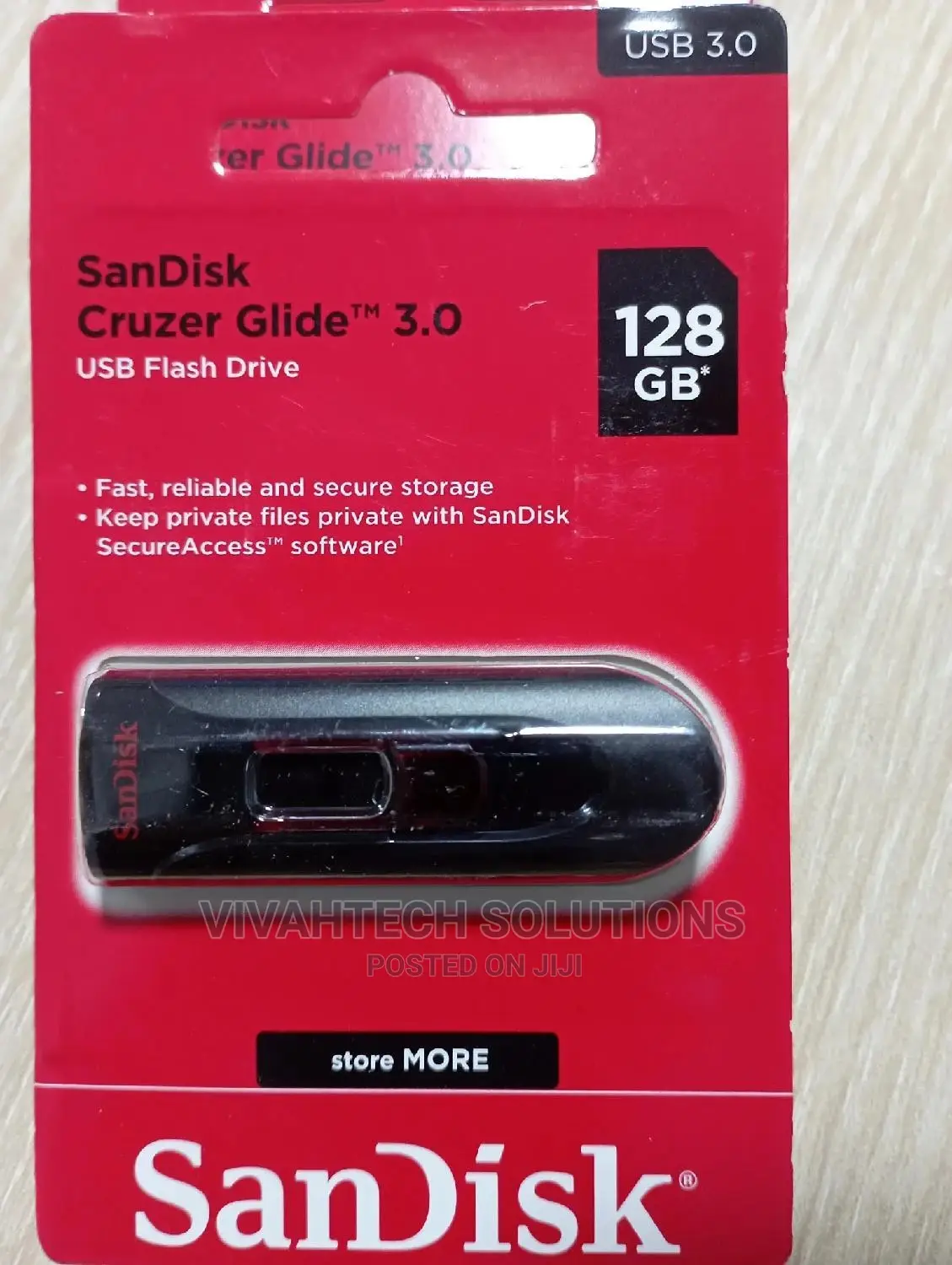 Original Sandisk Cruzer Glide 3.0 Flash Drive 128GB