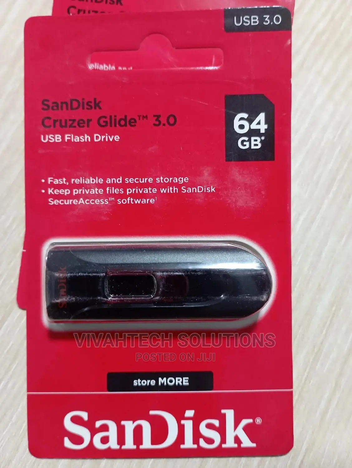 Reliable Sandisk Cruzer Glide 3.0 Flash Drive 64gb