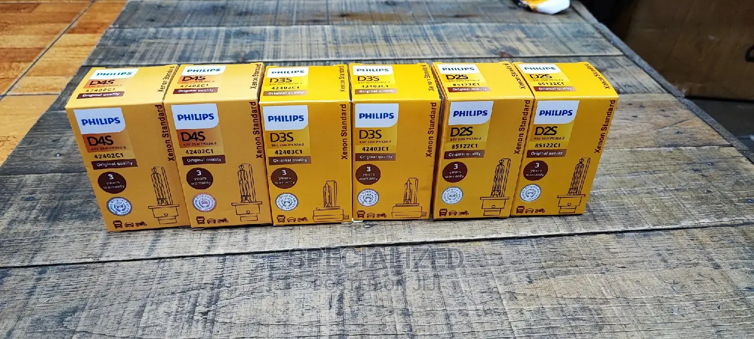 Philips D2s, D3s, D4s Xenon Original New Car Headlight Bulbs