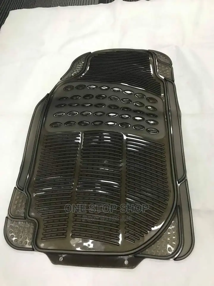 5pcs Clear Black Car Floor Mats