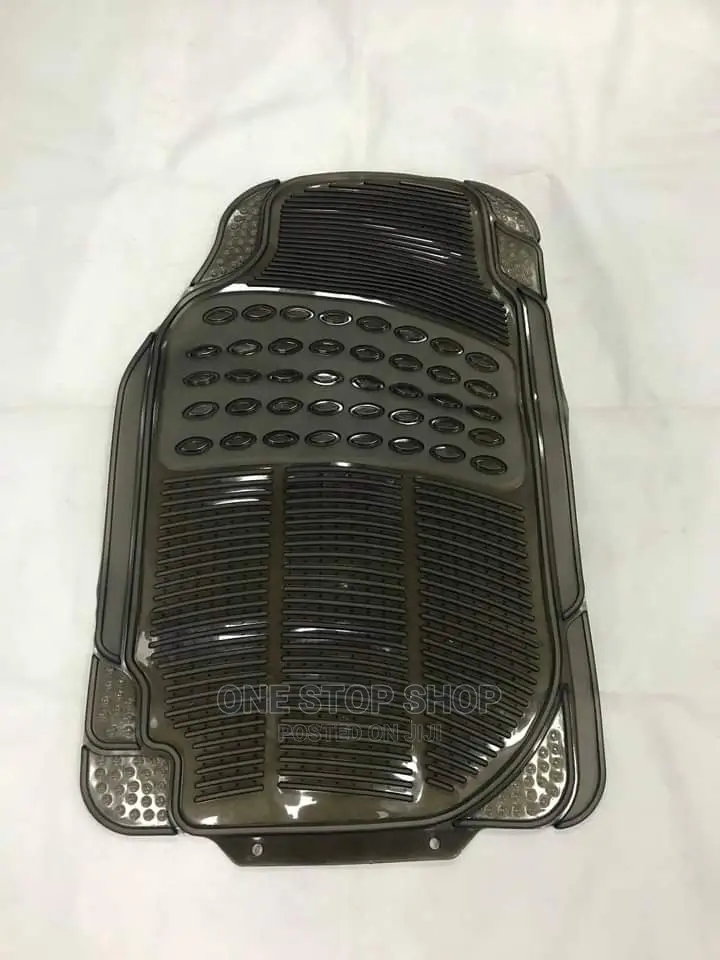 5pcs Clear Black Car Floor Mats