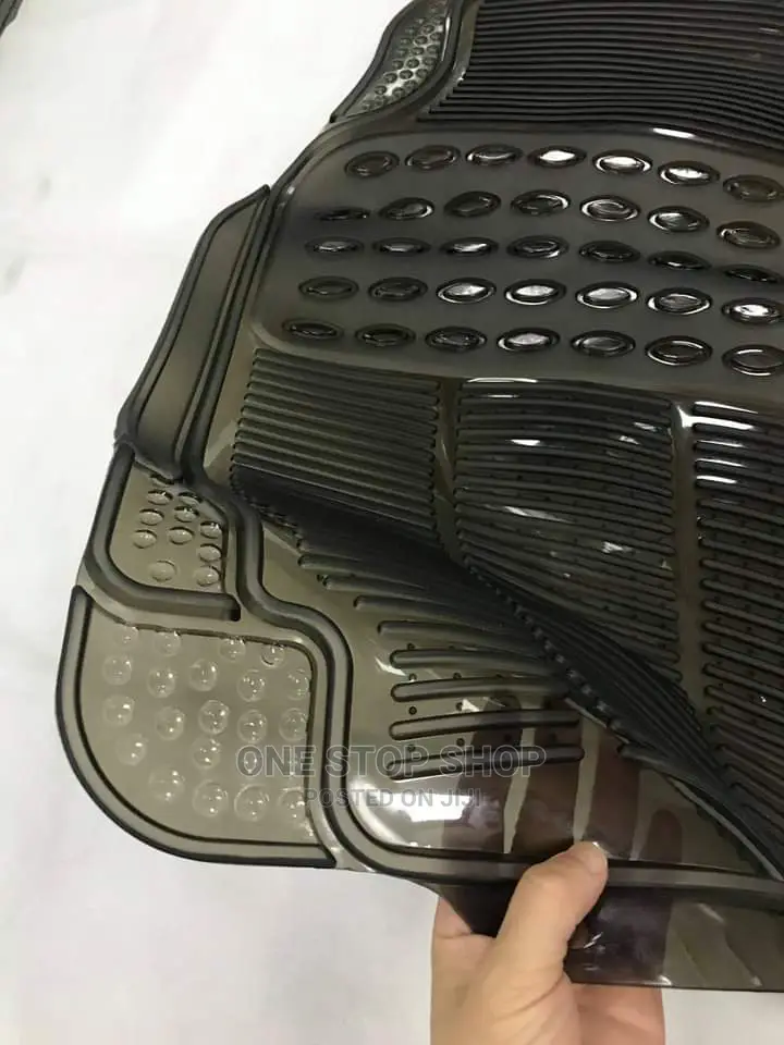 3pc Clear Black Cojoined Mats
