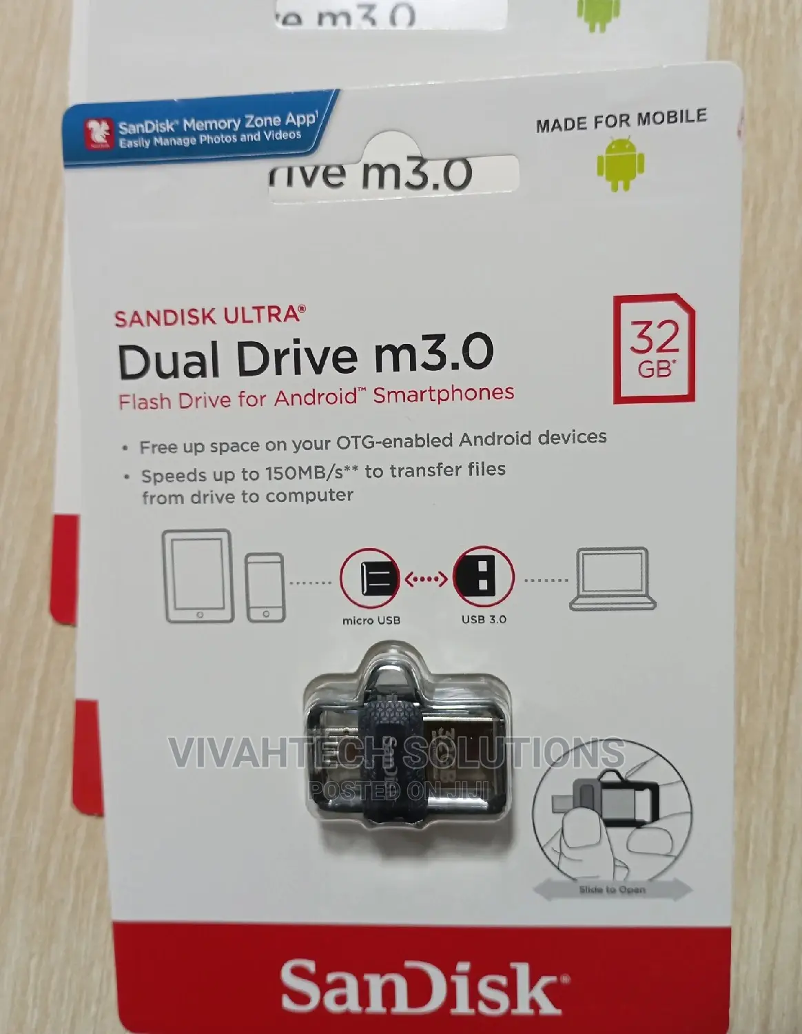 Original Sandisk 32GB MINI OTG 3.0