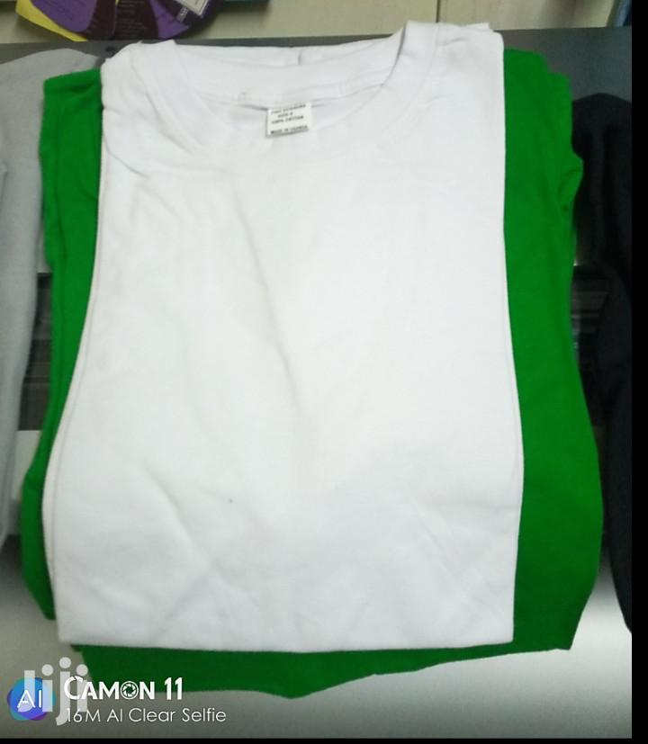 Plain White Original Round Neck Tshirts