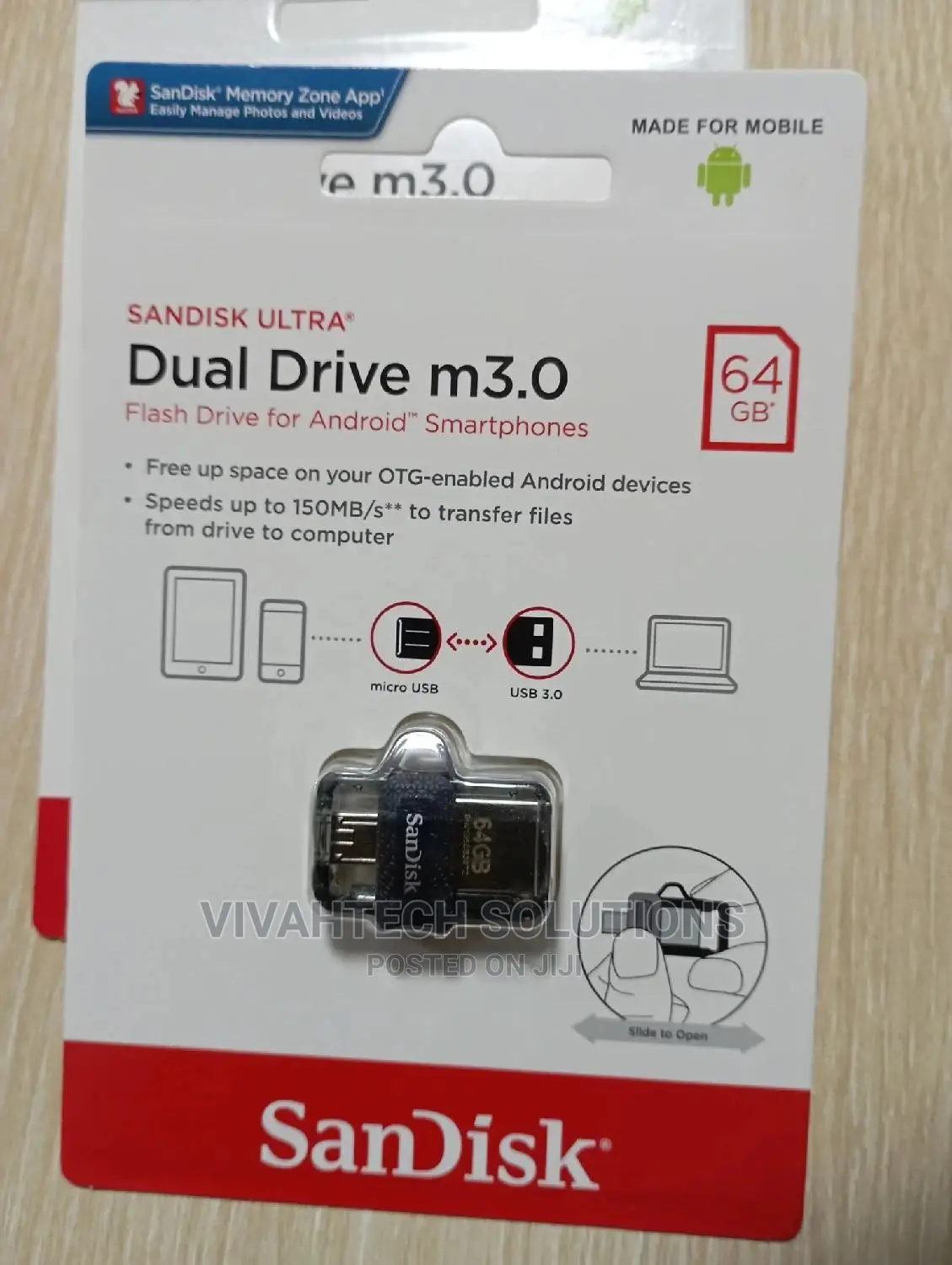 Sandisk Mini OTG 3.0 64gb