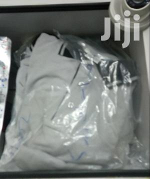 Gray Polo Tshirts With Black Neck That Has