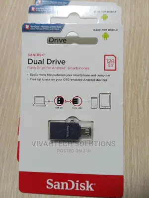 Original Sandisk 128gb OTG Dual Drive 2.0
