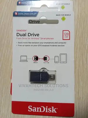 Original Sandisk 128gb OTG Dual Drive 2.0