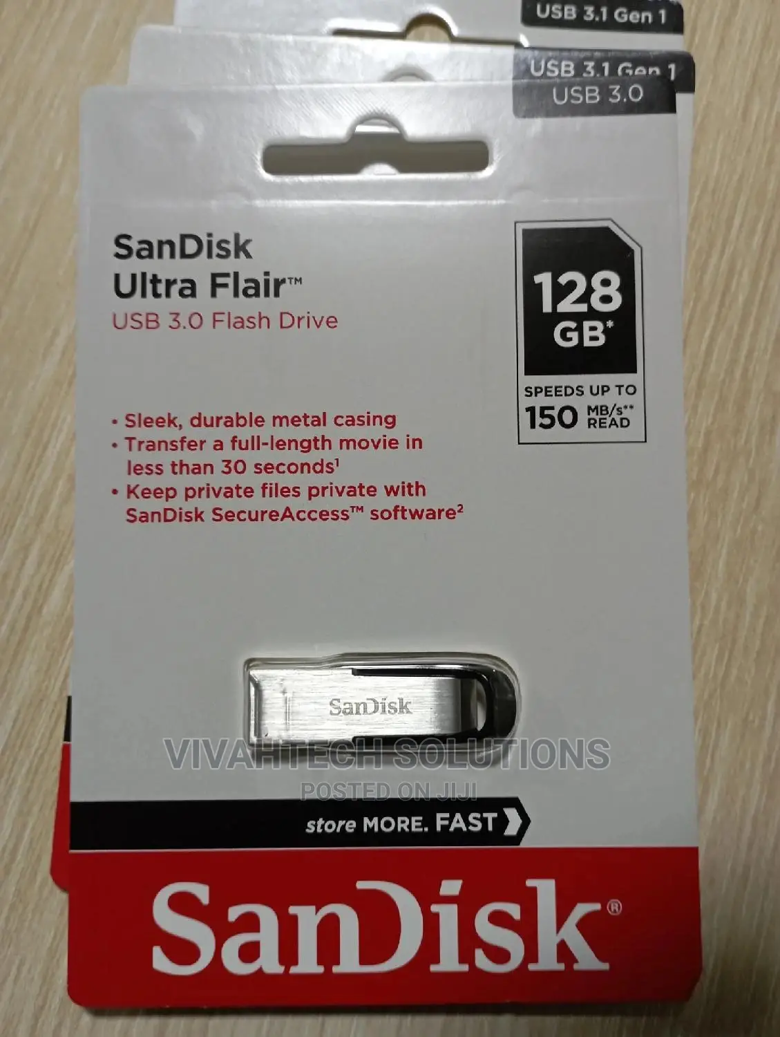 Sandisk Ultra Flair 3.0 128GB Flash Drive