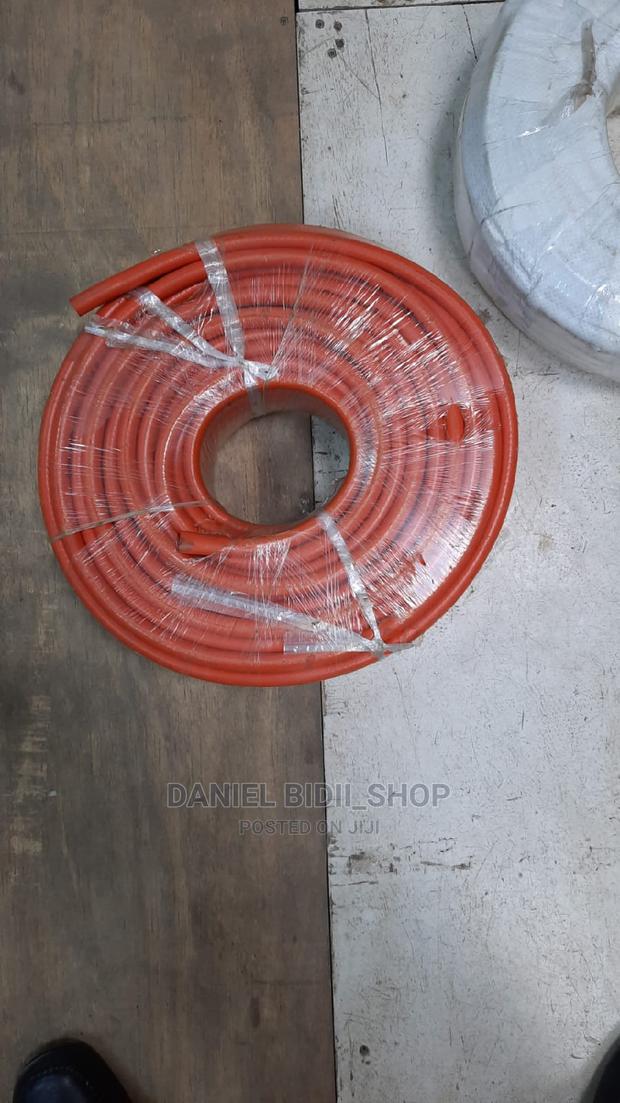 Air Compressor Pipe Orange Threaded Per Meter - main view
