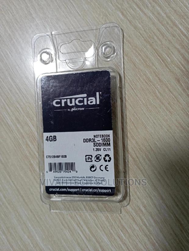 Crucial Laptop RAM DDR3L 4GB 1600 - main view