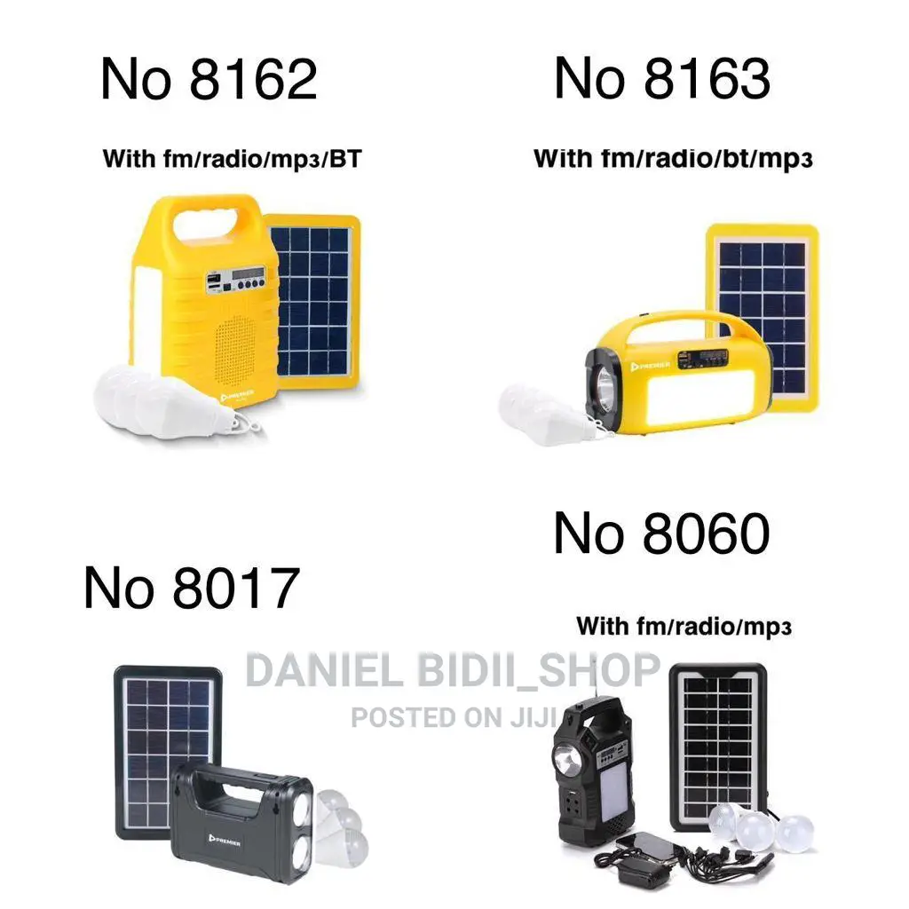 Home Solar Light Kits +3bulbs No8162
