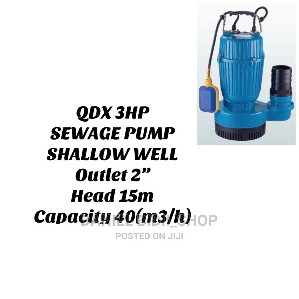 Sewage Pump Shallow Well 2inch 15m