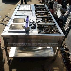 Combined Cooking Range With 5 Burner, Deep Fryers and Griddl - thumbnail 2