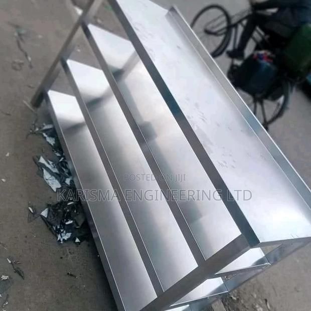 4 Shelves Stainless Steel Worktop - main view